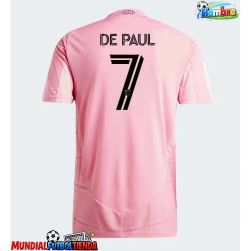Camiseta Inter Miami Rodrigo De Paul #7 Primera Equipación Replica 2026-27 mangas cortas